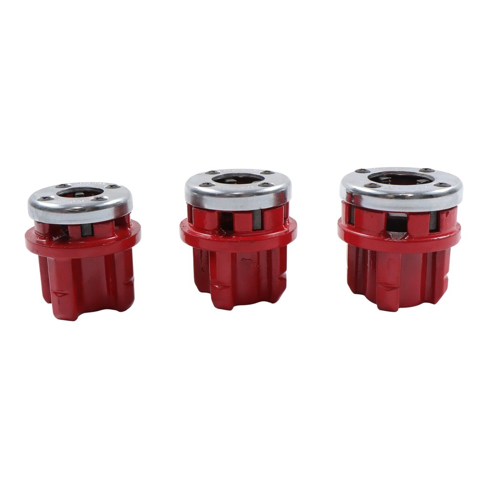 7 Size 3/8" To 2" Dies Set W/ Handle Pipe Threader Threading BSPT Pipe Threader