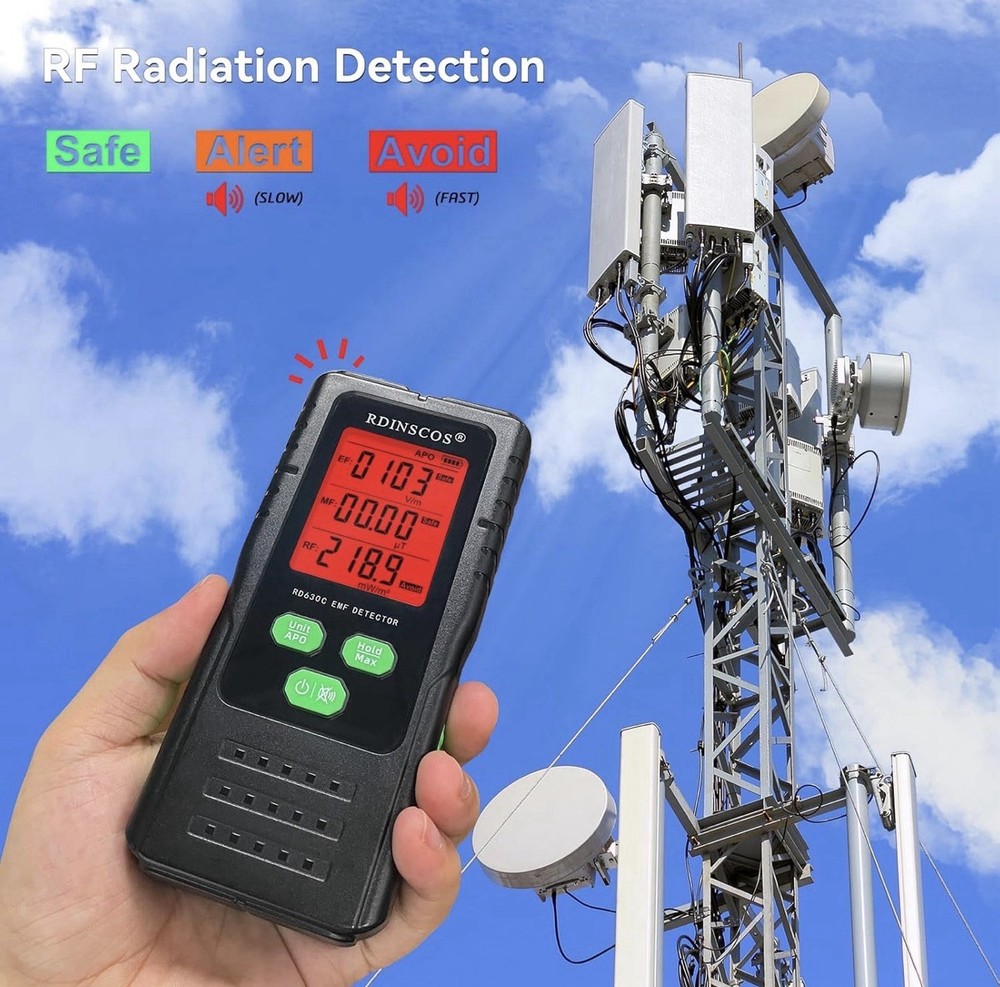 EMF Detector – 3-in-1 Electromagnetic Radiation Meter