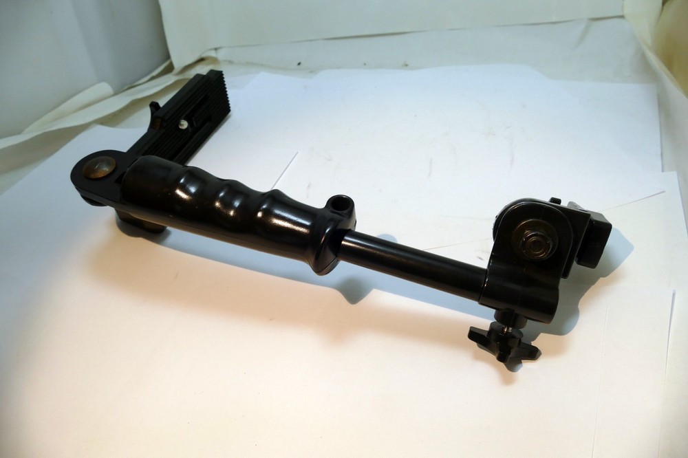 Siegelite Folding Camera Flash Bracket telescoping adjustable left hand