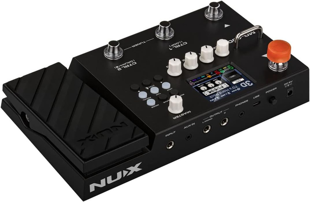 MG-400 Multi Effects Pedal, Amp Modeling, 512 Samples IR, 10 Independent Moveabl