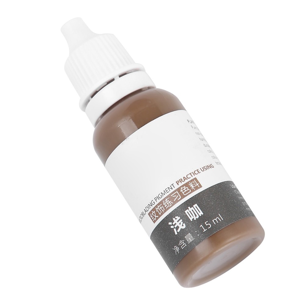 (Light Coffee)15ml Eyebrow Tattoo Pigment Microblading SemiPermanen WT