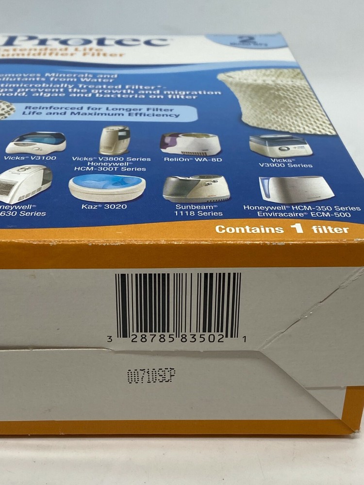 Protec WF2 Extended Life Humidifier Replacement Filter Antimicrobially Treated