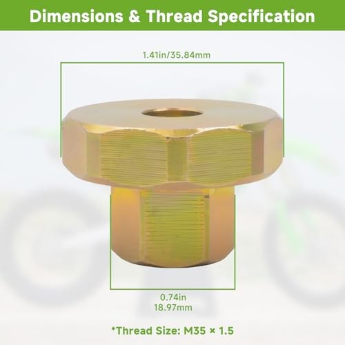 Powersports Tool Sets 35mm Front Fork Nut Compatible with KYB Dual Chamber