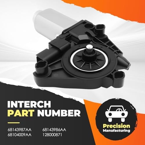 68143986AA Front Passenger Side Windows Regulator Motor Compatible with Right
