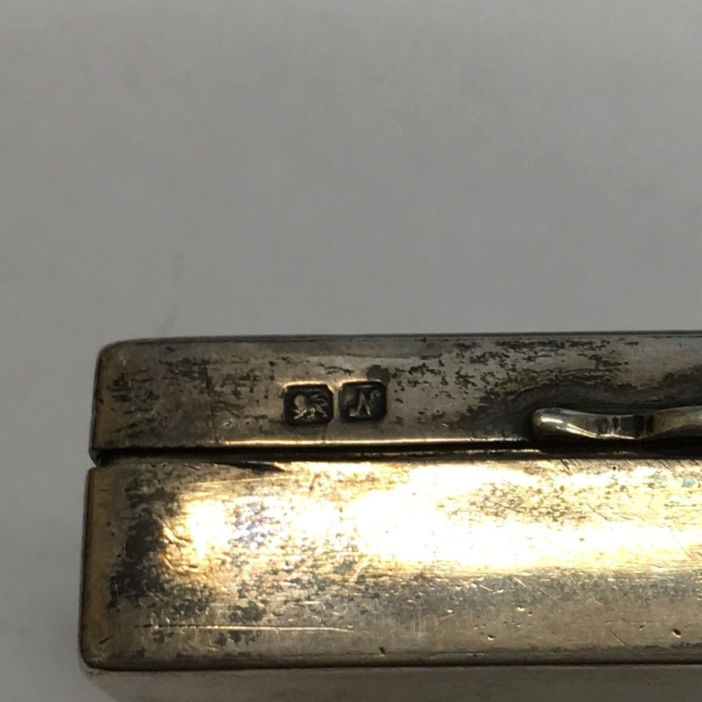 Antique Solid Silver Trinket / Pill Box Circa 1913 Joseph & Richard Griffin