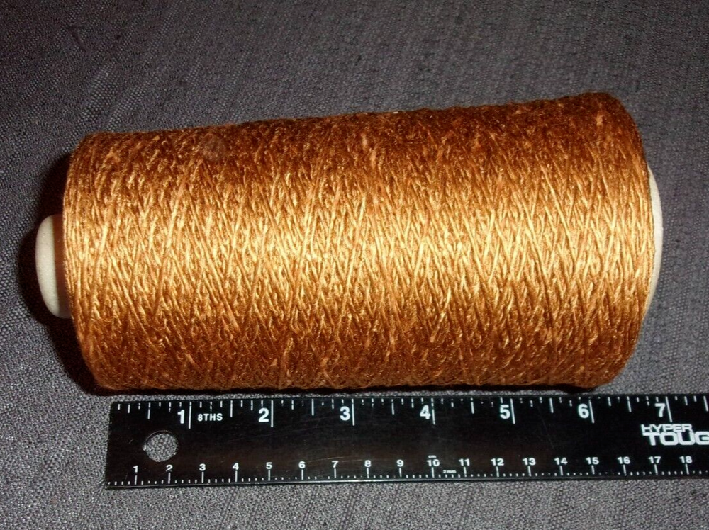 NEW RAYON CONSTRUCTION MASON STRING THREAD LINE BONDED TWINE CARMEL 1000 FEET