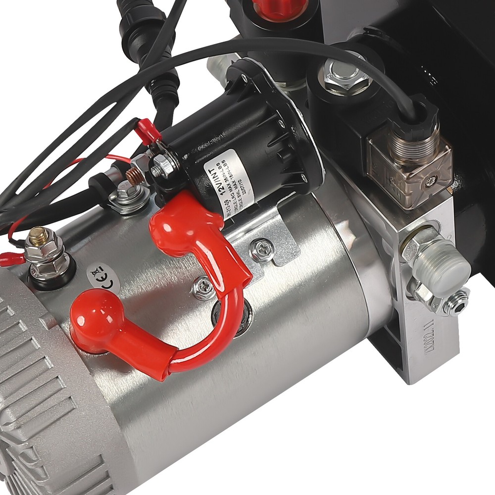 8 Quart Double Acting Hydraulic Pump Dump Trailer 12V Unit Pack Power Unit NEW