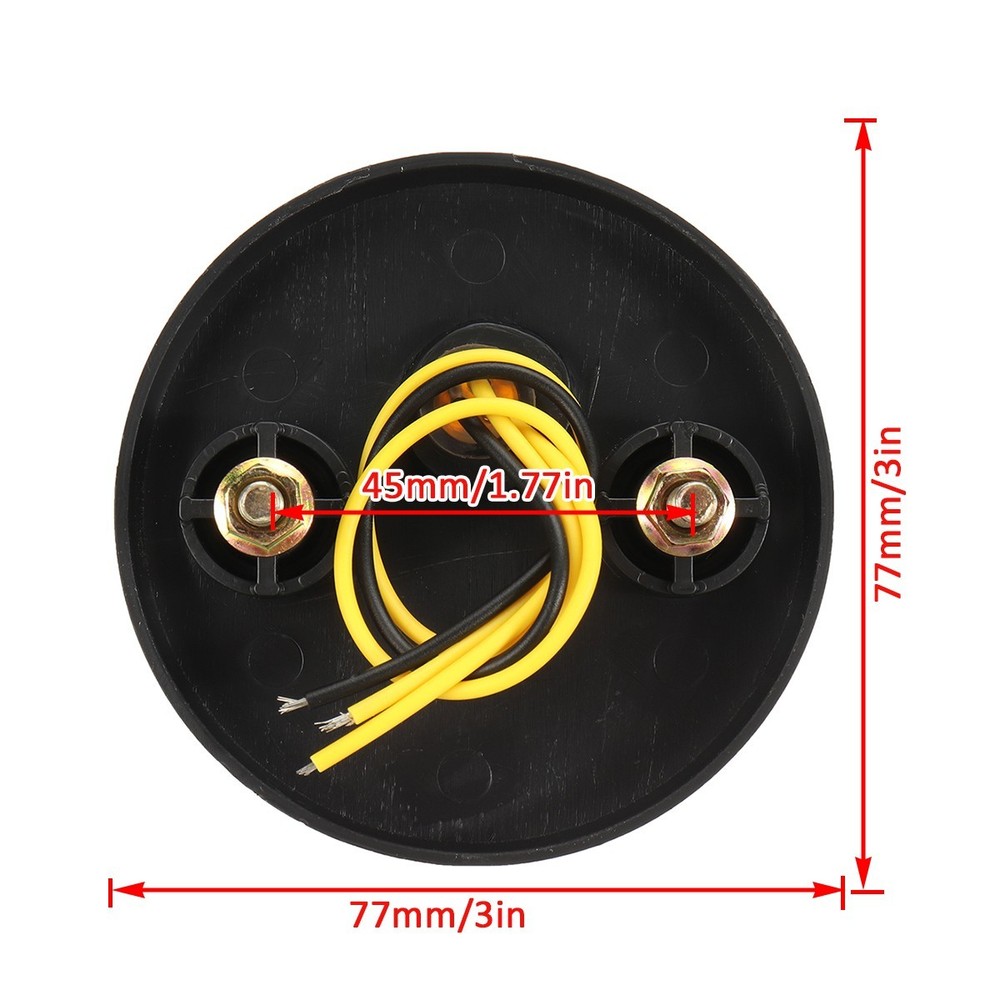 12V 24V LED Strobe Warning Light Beacon Emergency Flash Lamp.