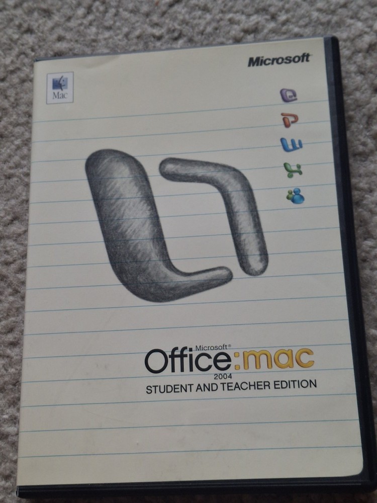 Microsoft Office: Mac 2004 Student And Teacher Edition CD