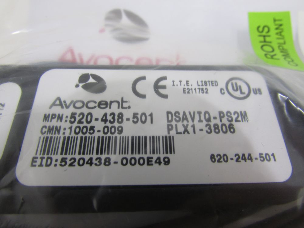 NEW Avocent DSAVIQ-PS2M 520-438-501 Virtual Media server interface module