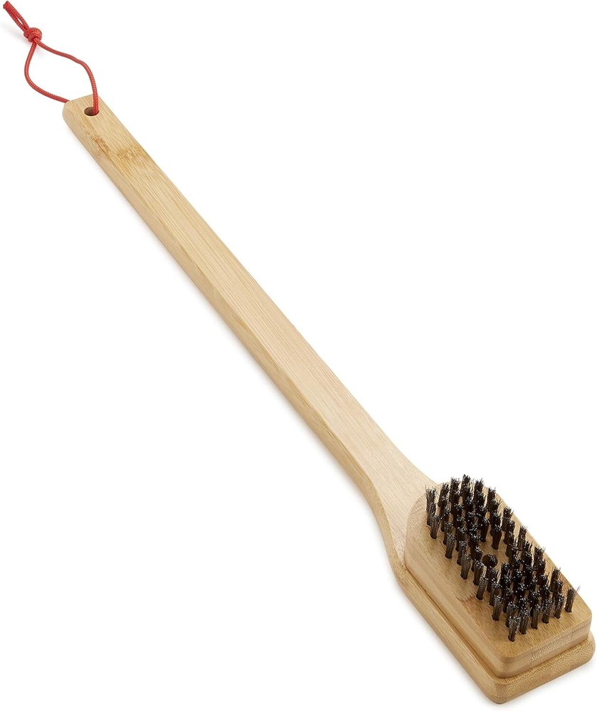 Weber #6276 Scraper Grill Brush 18" ~ Bamboo Handle