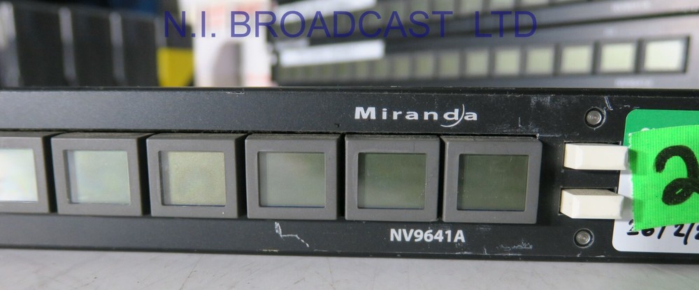 Miranda / grass valley nv9641a router matrix panel