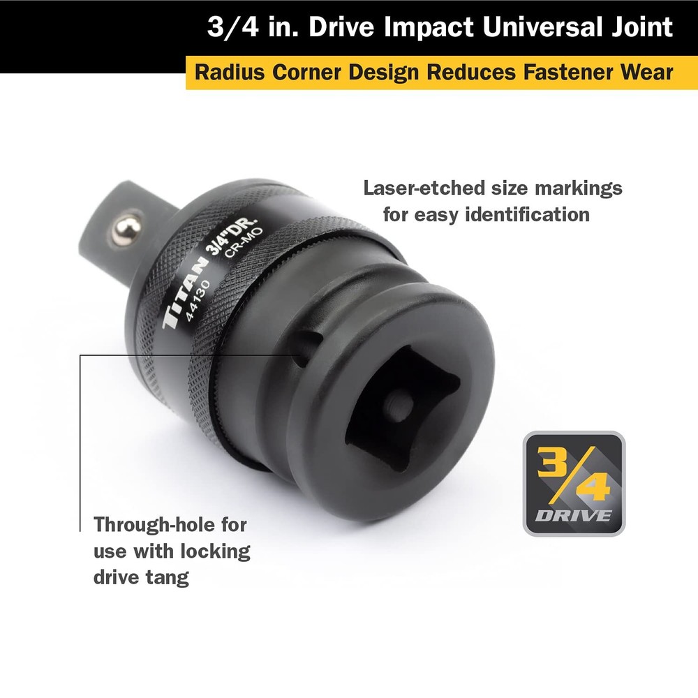 Titan Tools 3/4 in. Drive Universal Joint (44130)