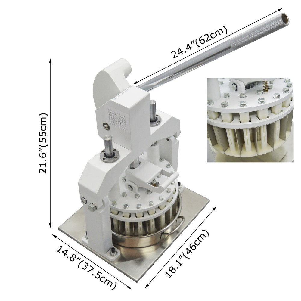 40 Manual Dough Divider Dough Cutter Bakery Dough Cutting Machine
