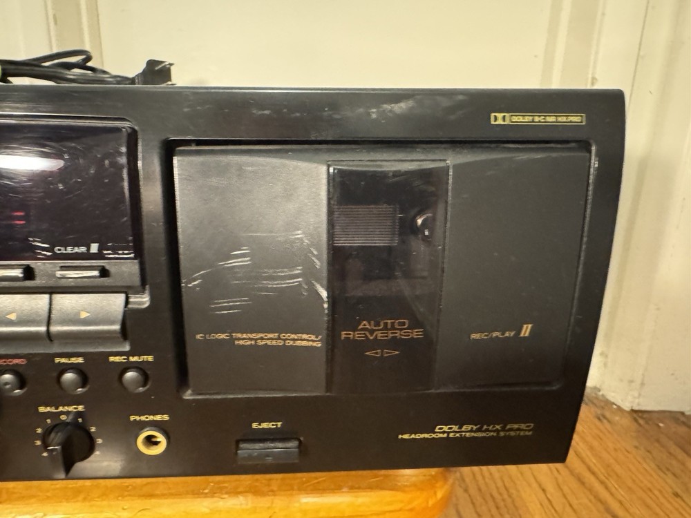 TEAC W-780R double cassette deck
