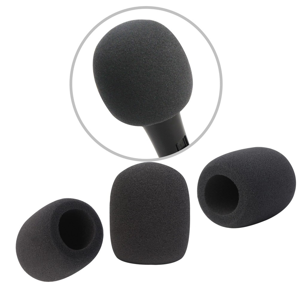 2 Pack Foam Mic Cover Handheld Microphone Windscreen