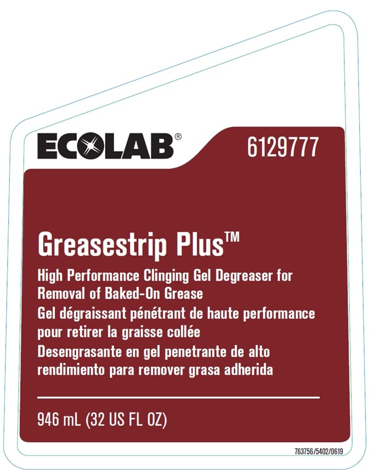 Ecolab Greasestrip Plus Degreaser- 32 FL OZ