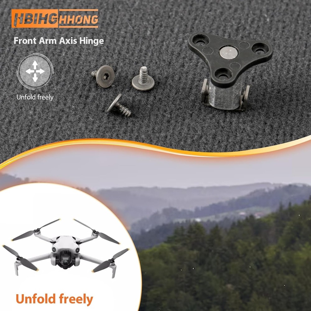 Front Arm Axis Replacement for DJI Mini 4 Pro/Mini 3 Shaft Screws...