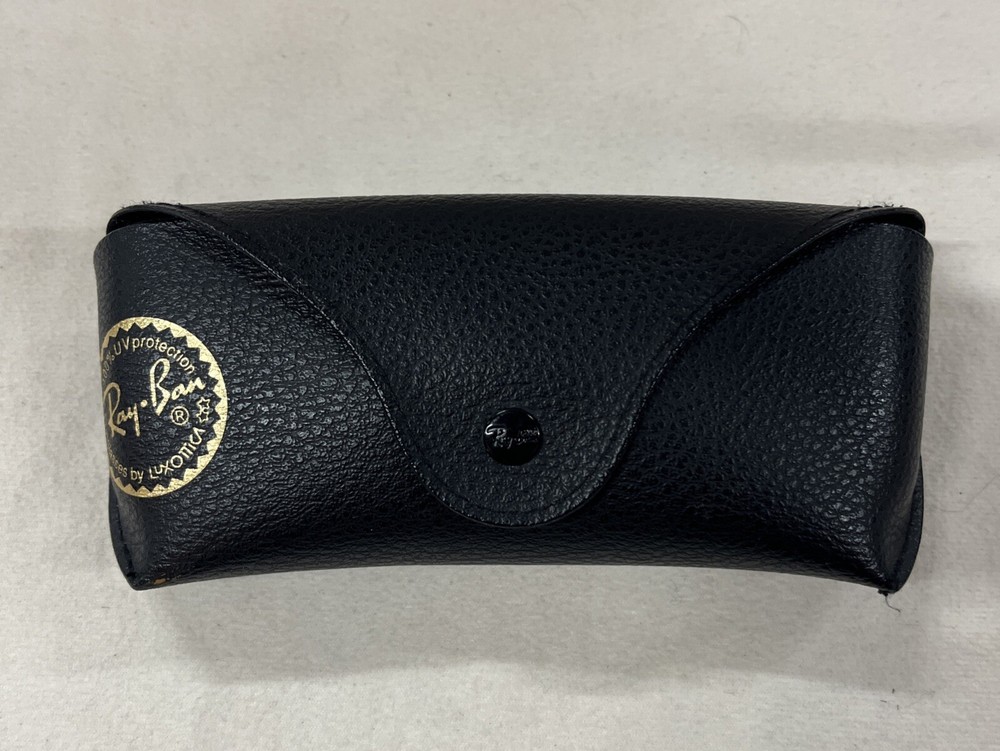 Ray Ban Sunglasses Case Only Black Snap Button Closure