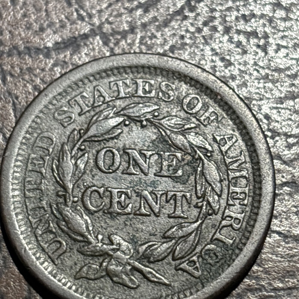 1854 Braided hair Large Cent