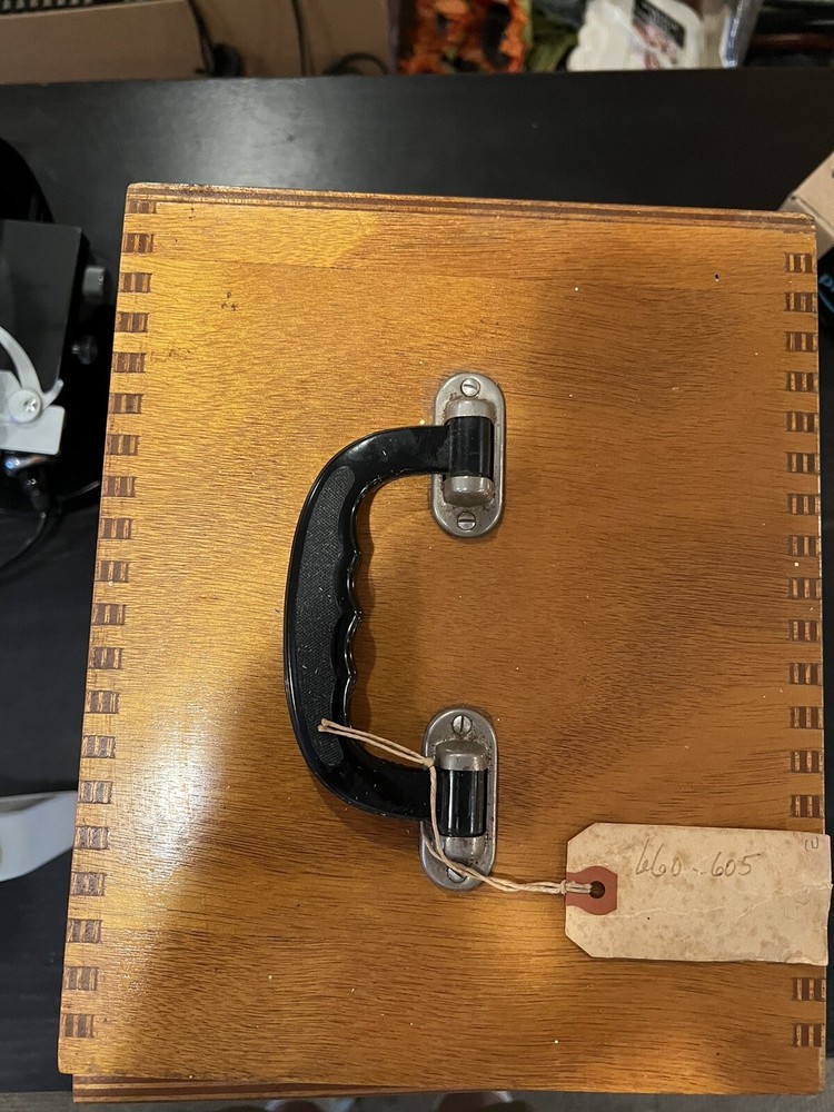 Vintage Steindorff Binocular Microscope with Wooden Case