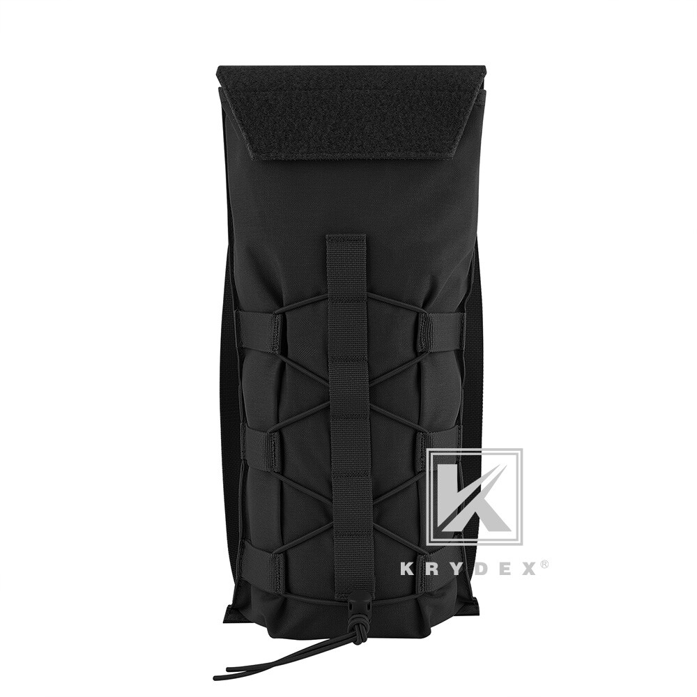 KRYDEX Tactical Hydration Carrier Pack MOLLE Pack Modular 3L Water Bladder Black