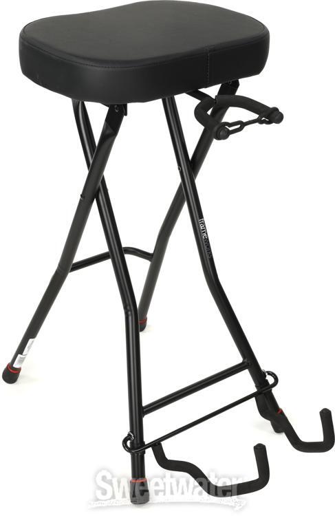 Gator Frameworks GFW-GTRSTOOL Guitar Stool with Integrated Guitar Stand