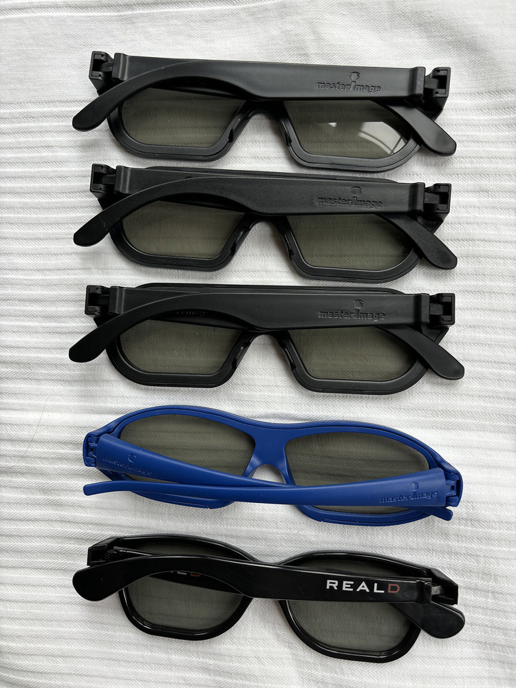 3d glasses MasterImage & Real3D-set of 5