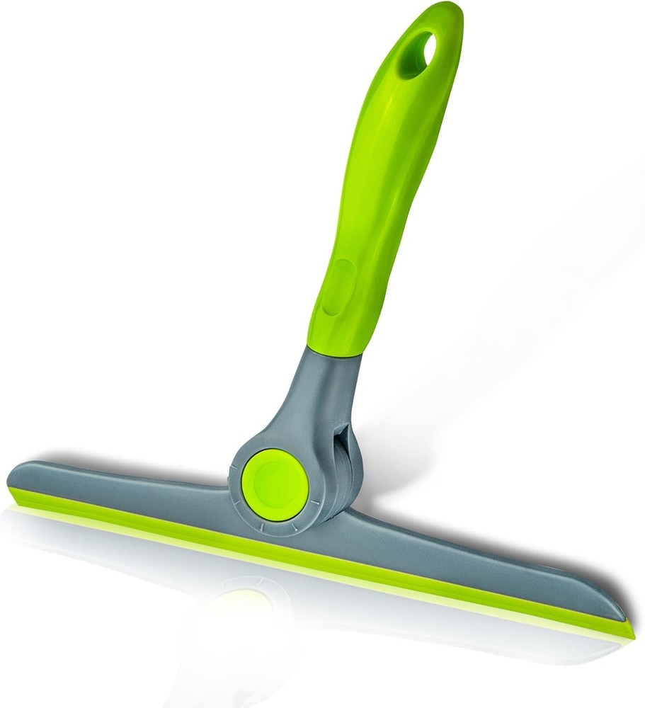 Heavy Duty Green, Grey Window Cleaning Squeee, Handheld