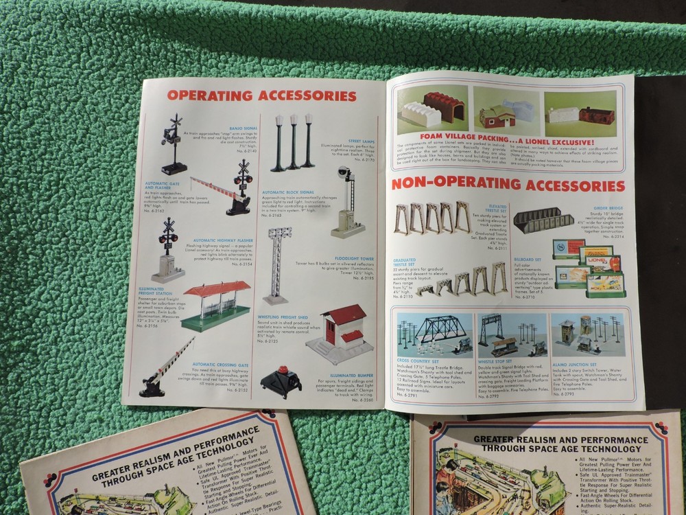 4) - 2) LIONEL 1971 CATALOGS & 2) 1970 POSTERS