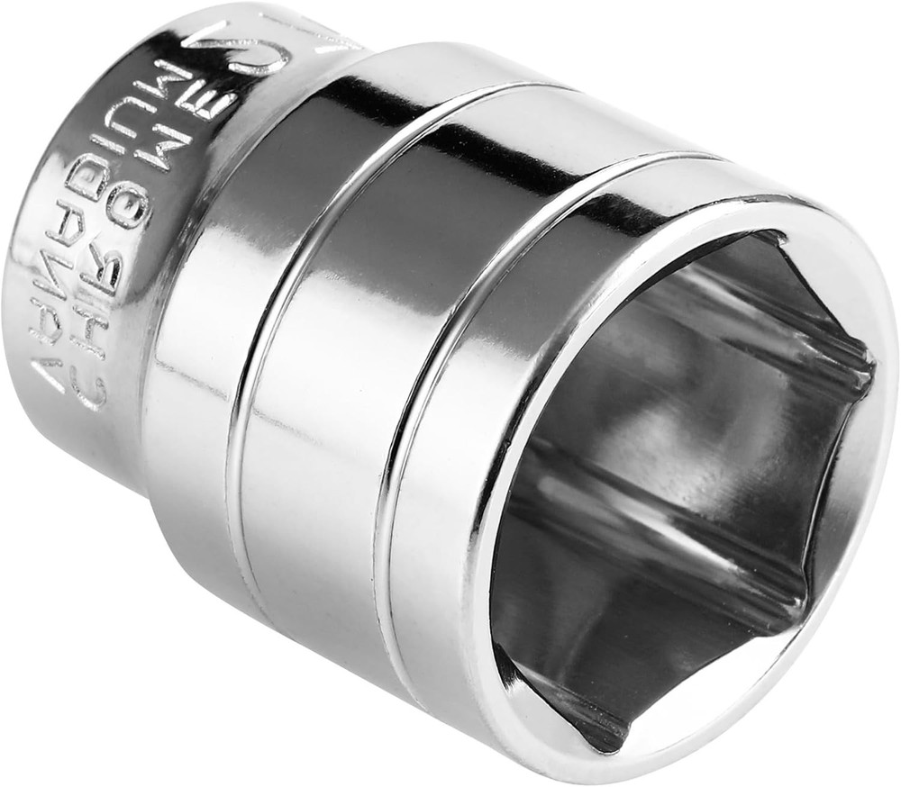 1-1/16 Inch RV Water Heater Element Socket Wrench for 3/4" NPT Thread Silver