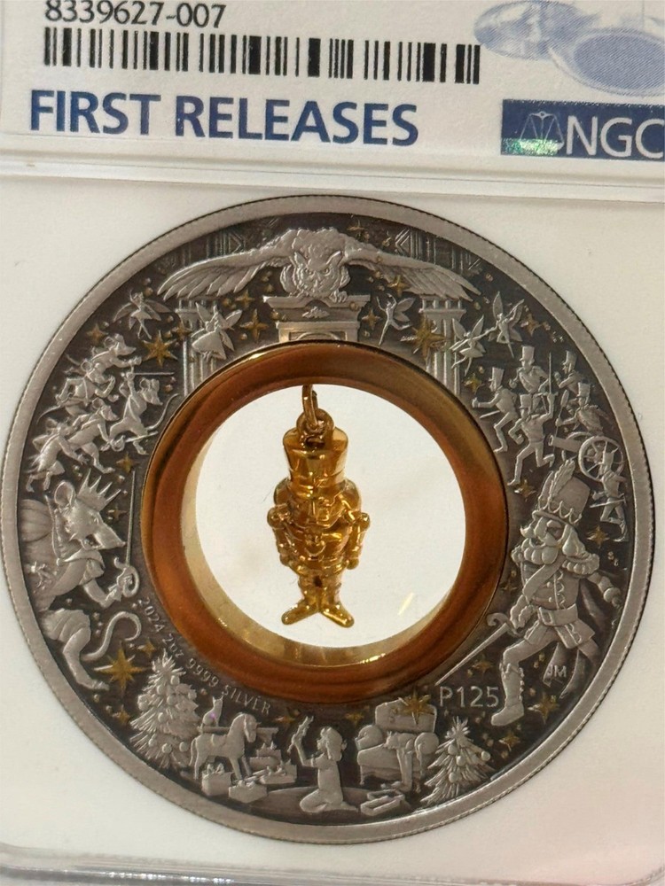 2024 Australia Nutcracker 2oz Silver Coin NGC 70 FR +Box COA