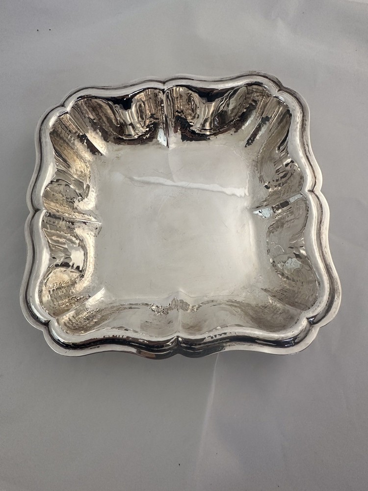 Buccellati Sterling Silver Square Lobe Bowl (Gianmaria 925)