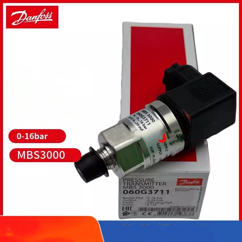 1pcs Danfoss Pressure Transmitter Sensor MBS3000 060G3711 0-16bar