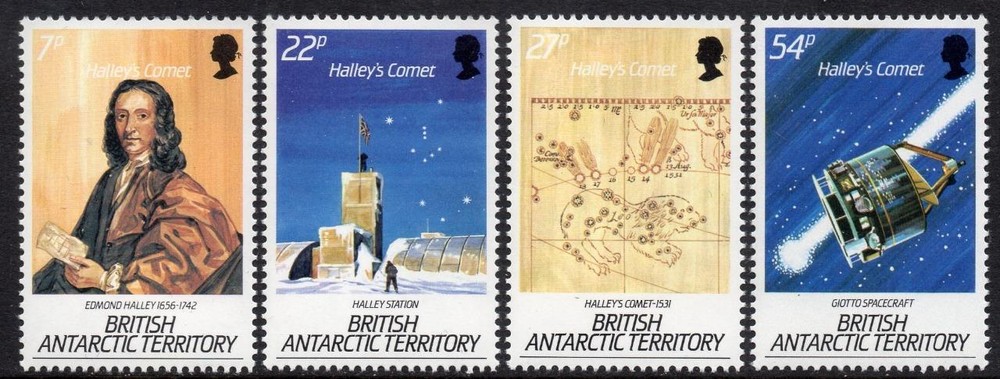 B.A.T MNH 1986 Halley's Comet
