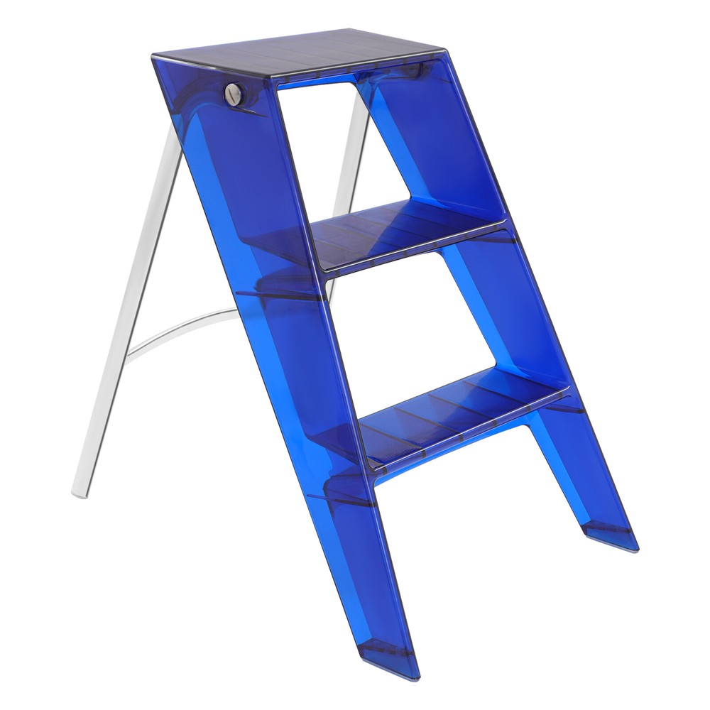 3 Step Ladder Folding Step Stool Modern Folding Step Stool for Adults 44*52*63cm