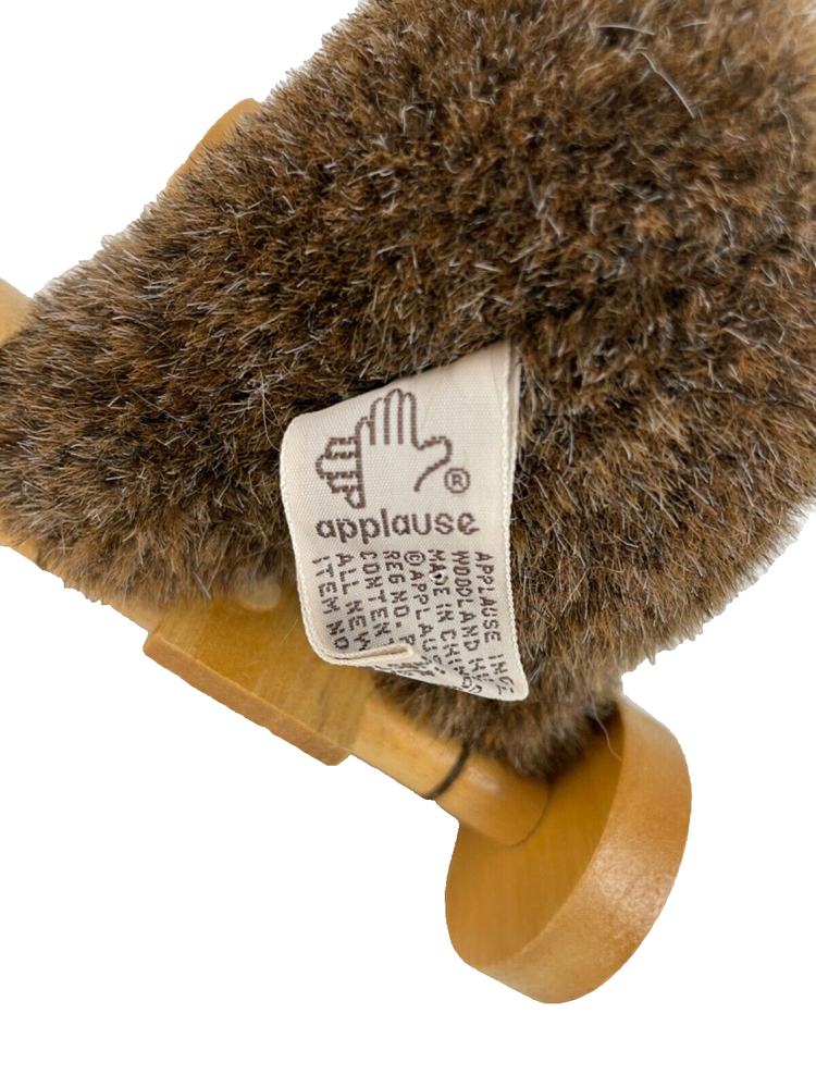 Applause Bear on Wheels Pull Toy