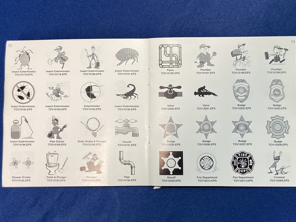 Vector Clip Art Trades and Occupations on 2 CD Roms