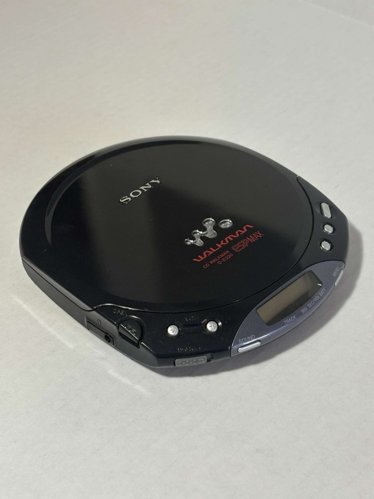 Sony CD Walkman D-E220 ESP Max Portable CD Player For Repair, No Disc Error