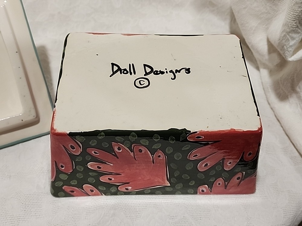 Droll Designs Black Cat Butter Box