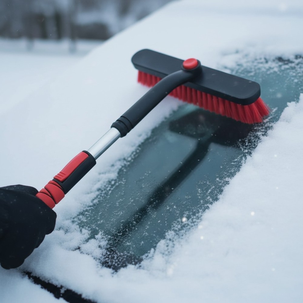 Snow-Busting Telescopic Ice Scraper: Ideal for Extreme Cold Weather Climates