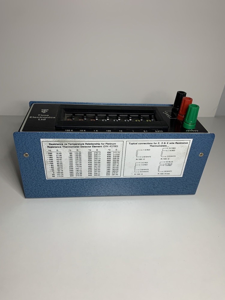 Resistance Box 1051 Time Electronics Ltd