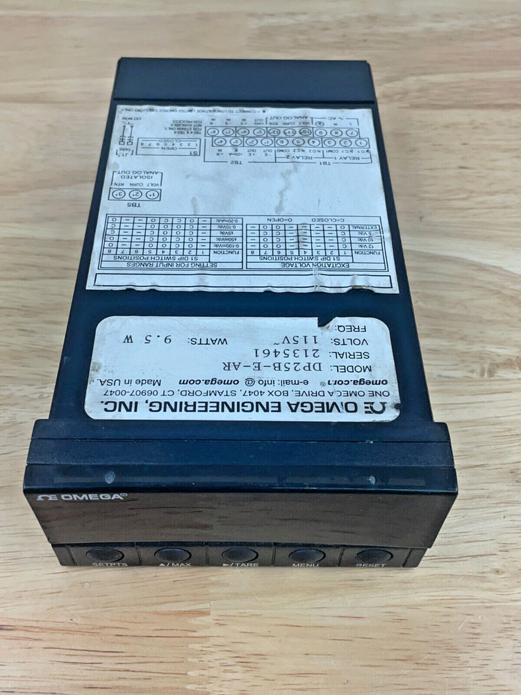 Omega Engineering DP25B-E-AR Process Panel Meter