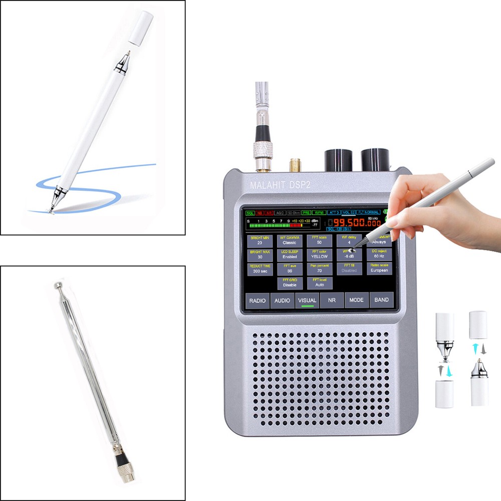 New Firmware 2.30 Second Generation Malahit-DSP2 SDR Malachite Receiver Radio E4
