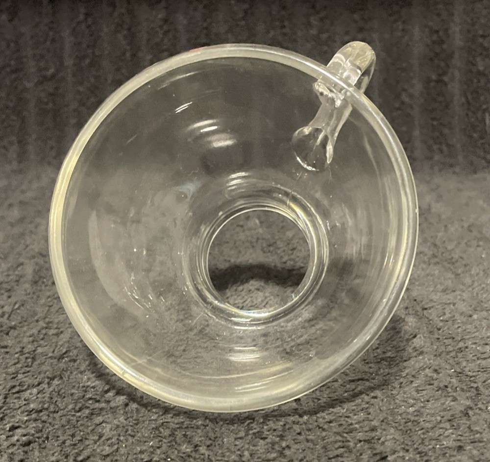 Vintage Glass Canning Funnel Finger Loop Handle Kitchen