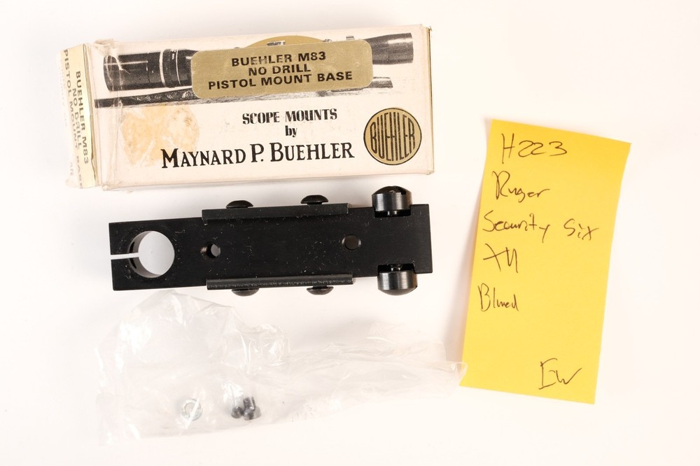 H223 Buehler Scope Mount Base Code XN Ruger Security Six