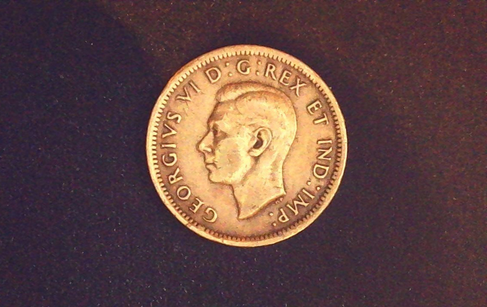 Canada 1938 1 Cent Coin -Excellent Condition