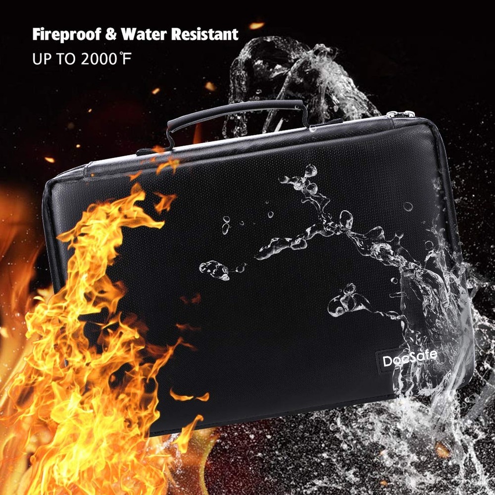 DocSafe Storage Ottoman+Battery Organizer Storage Box