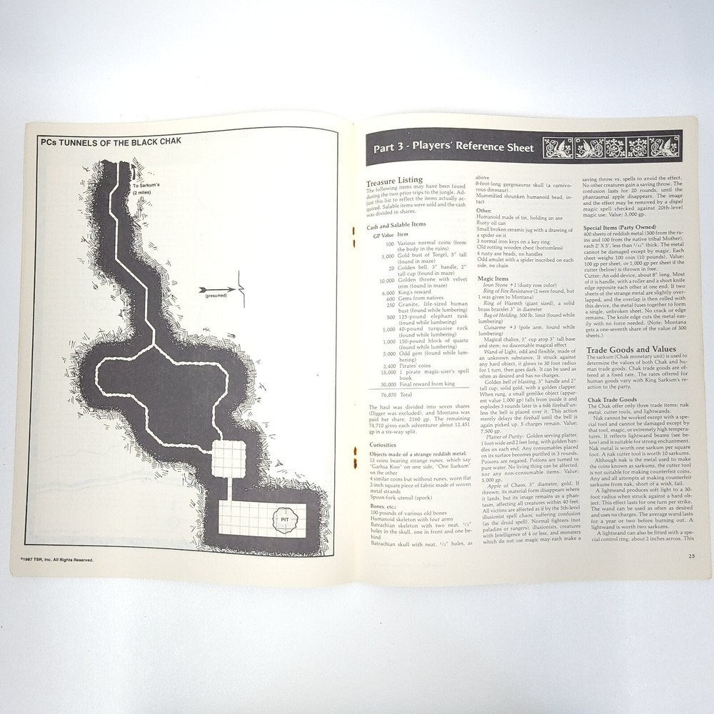 AD&D Needle Adventure Module I11 - 9187 TSR 1987 Complete Original