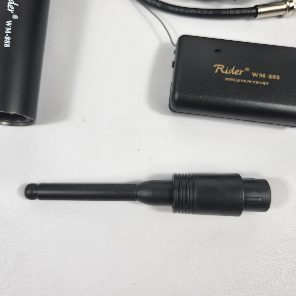 Rider Super Professional WM-888 Wired/Wireless Microphone Receiver Transmitter